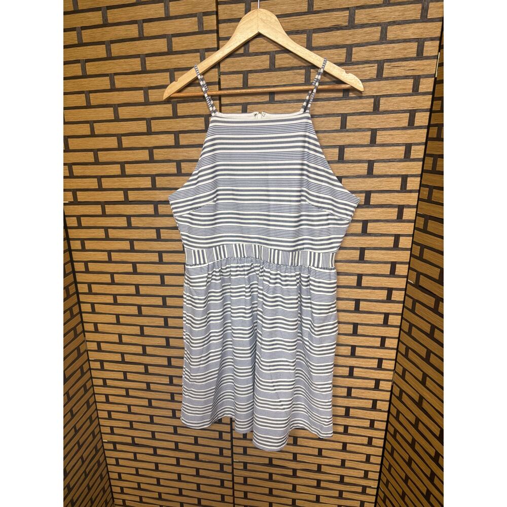 Banana Republic White And Blue Dress‎ Size 16P